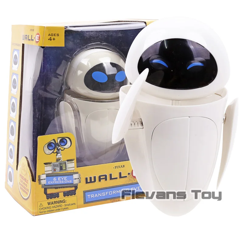 Disney Pixar Thinkway Toys WALL-E Transforming EVE 6 Eye Expressions Action - £51.60 GBP+