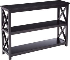 Kb Designs - 3-Tier X-Design Console Entryway Sofa Table With Shelves, B... - $134.94