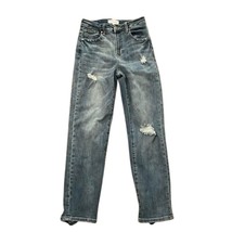 Risen Distressed Denim Blue Jeans Womens Size 3 / 26 - £22.89 GBP