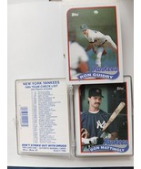 1989 Topps New York Yankees Partial Team Set Mattingly Winfield Henderson - €8,49 EUR
