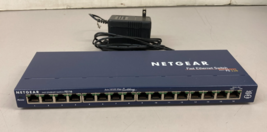 Netgear #FS116 Prosafe 16 Port 10/100 Ethernet Switch w Power Adapter - $17.95