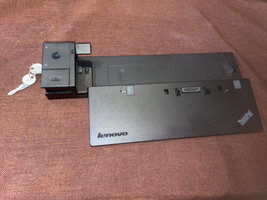 LOT OF 5 -- Lenovo ThinkPad Pro Docking Station Type 40A1 with Keys w/Adapter - $74.25