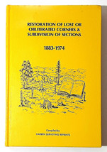 Restoration of Lost or Obliterated Corners and Subdivision of Sections 1... - £77.53 GBP