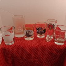 Set of 6 Vintage Shot Glass Variety - £19.78 GBP