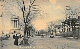 New York City~Riverside DRIVE~1907 Rotograph Photo Postcard - £5.59 GBP