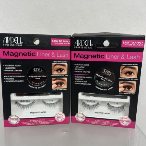 (2) #110 Ardell Magnetic Liner &amp; Lash 2 Step Application Gel Kit COMBINE... - $8.99