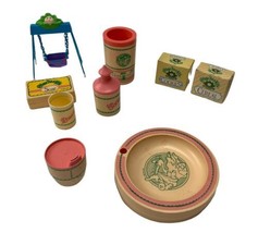 1983 Vintage Original Cabbage Patch Kids Accessories Feeding Dish Cookie Box Etc - £21.13 GBP