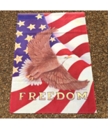 Freedom Bald Eagle America Double Side 28x40 Independence Memorial Day 4... - £6.78 GBP