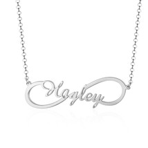 JewelOra 925 Sterling Silver Personalized Infinity Name Necklaces for Women Cust - £23.50 GBP