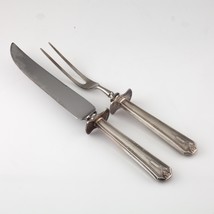 Argent Sterling Sculpture Ensemble W/Sculpture Fourchette Et Couteau, Po... - $132.22