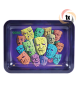 1x Tray Ooze Large Metal Durable Smoking Rolling Tray | Mood Swings Design - £15.42 GBP