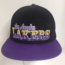 Los Angeles Lakers New Era Hardwood Classics Snapback Baseball Hat OSFM Logo - £10.72 GBP