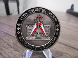 US Army 115th Engineer Group Challenge Coin #233M  - £8.53 GBP