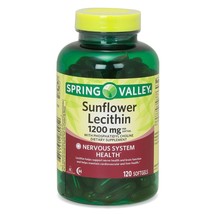 Spring Valley, Sunflower Lecithin Softgels, 1200 mg, 120 Count..+ - $39.59