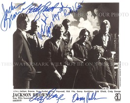 The Jackson Browne Band Signed Autograph 8X10 Rp Promo Photo Brown Vito Kunkel + - £19.42 GBP