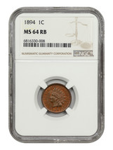 1894 1C NGC MS64RB - £360.06 GBP