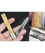 Parker Cut Co pocket knife GENUINE BONE &quot;Little Pillbuster&quot; Surgical Steel - $973.19 MXN