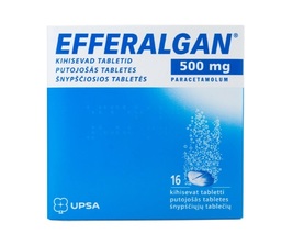 Efferalgan 500 mg effervescent tablets, 16 pcs - £13.29 GBP