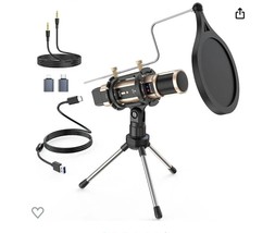 Zeal Sound Studio Recording Microphone Portable With Stand - $29.09