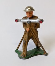 Vintage 1930s BARCLAY B70 Toy Soldier with Range Finder Lead Cast Figure... - £23.89 GBP