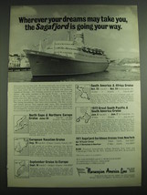 1971 Norwegian America Line Ad - Wherever your dreams may take you - £14.54 GBP