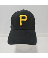 Pittsburgh Pirates Hat M/L New Era 39Thirty Flex Stretch Fitted Black Ye... - $14.80