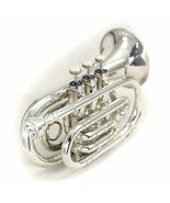 SKY Band Approved Bb Pocket Trumpet High Quality Nickel Plated - £192.30 GBP