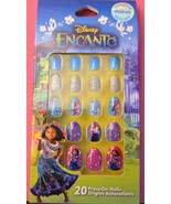 Claire&#39;s Disney Encanto Stiletto Press on Faux Nail Set - 20 Pack - £11.64 GBP