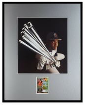 Tony Gwynn 16x20 Framed Photo + 1983 Topps Rookie Chrome Reprint Display - £79.12 GBP