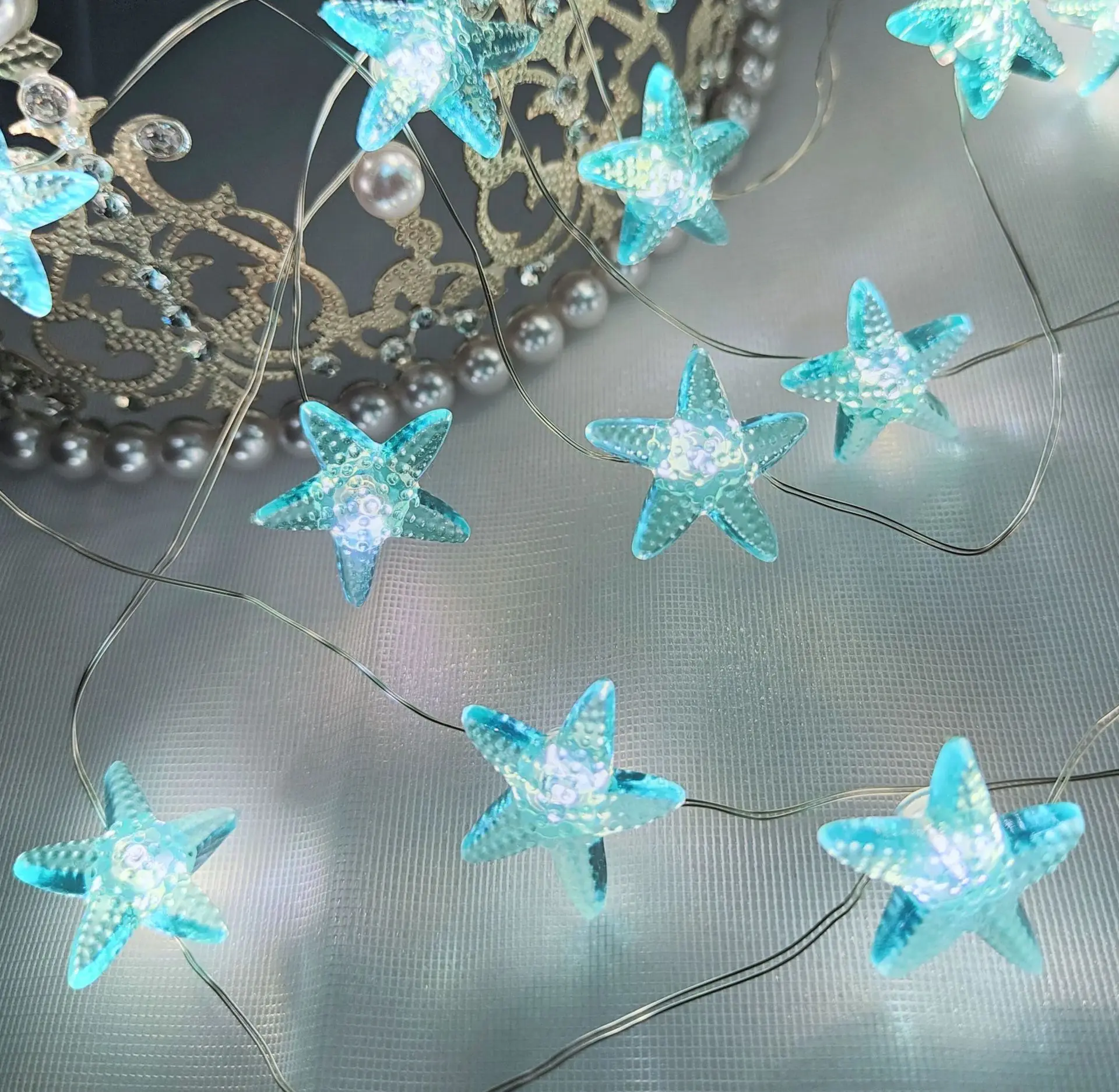  30LED String Lights Ocean Series Sea Sea  Fairy Gar Holiday Lighting For Christ - £127.36 GBP