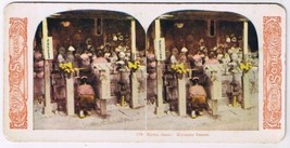 Stereo View Card Stereograph Kyoto Japan Kiyomizu Temple - $4.94