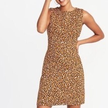 OLD NAVY Cheetah Print Sleeveless Dress (Size S) - £11.95 GBP