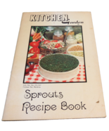 Sprouts Recipe Book 1972 Vintage Sprout Cookbook by Kitchen Garden Utah - £13.83 GBP