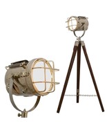 Modern Floor Lamp Searchlight With Hollywood Tripod Vintage Handmade Sea... - £101.11 GBP