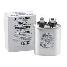 3 mfd Capacitor, Industrial Grade Replacement for Central Air-Conditione... - £15.58 GBP