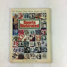 January 1994 Sports Illustrated Magazine 93 Things that went Right in &#39;93 - £9.58 GBP