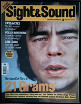 Sight &amp; Sound Magazine March 2004 mbox3673 Benicio Del Toro 21 Grams - £3.07 GBP