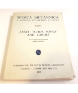 Musica Britannica EARLY TUDOR SONGS &amp; CAROLS (Vol 36) England 1975 SC Mu... - £79.69 GBP