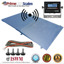 Prime NTEP Floor scale 5&#39;x7&#39; Wireless Cordless + 1 Ramp 2,500 lb x .5 lb - £4,567.65 GBP