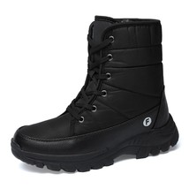 High Top Snow Boots Men Waterproof Outdoor Walking Sneakers Women Warm Winter Bo - £64.29 GBP
