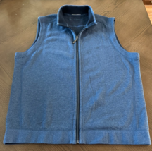 Tommy Bahama Flip Coast Reversible Men Vest Grey Blue No Tag *See Measur... - $25.44