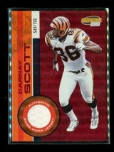 Darnay Scott 2001 Pacific Invincible #51 549/750 Game Worn Jersey Card B... - $9.89