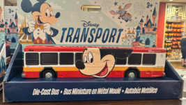   Disney Parks  Transport Mickey Mouse Diecast Bus Model NEW - $27.90