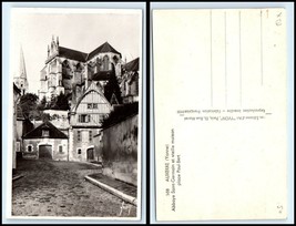 FRANCE Postcard - Auxerre, Abbaye Saint Germain et Vieille Maison RPPC J26 - £2.32 GBP