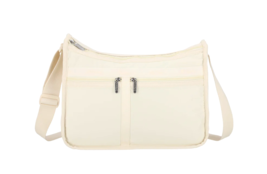 LeSportsac Sandbar Deluxe Everyday Crossbody Bag, Neutral Creamy Ecru Co... - £83.74 GBP