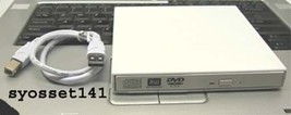 External Usb Dell Inspiron Mini 12 Cd Dvd Rom Burner Writer Player Drive White - $86.17