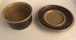 Vintage MCM Arabia Finland Otso Saucer and Small Bowl Ulla Procope  - £31.39 GBP