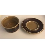 Vintage MCM Arabia Finland Otso Saucer and Small Bowl Ulla Procope  - $39.37