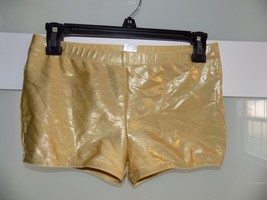 GTM Gold Gymnastics Spandex Spanks Shorts GTM brand Size YL Girl&#39;s - $15.64
