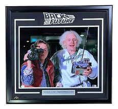 Michael J Fox &amp; Lloyd Encadré Signé 16x20 Arrière Pour The Future Appareil Photo - £613.16 GBP